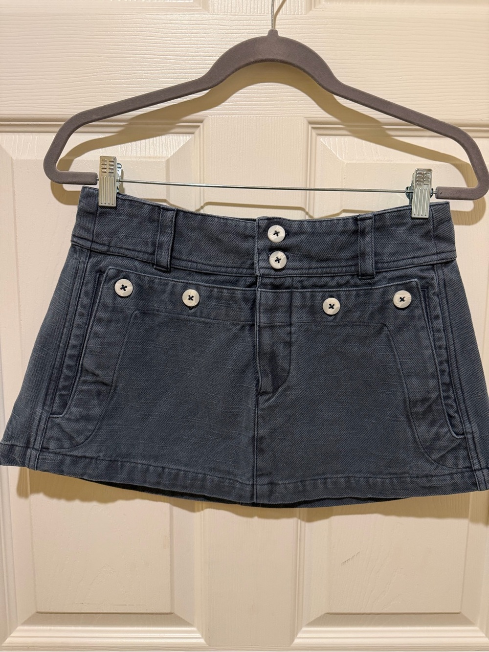 Free People Indigo Women’s Micro Mini Skirt - Size 4 NWT